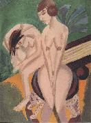 Ernst Ludwig Kirchner Zwei Akte im Raum France oil painting artist